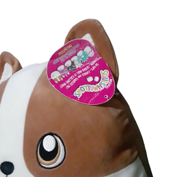 Squishmallows Regina the Corgi 12" Plush Valentines Hugs & Squishes Tag Damage - Picture 2 of 3